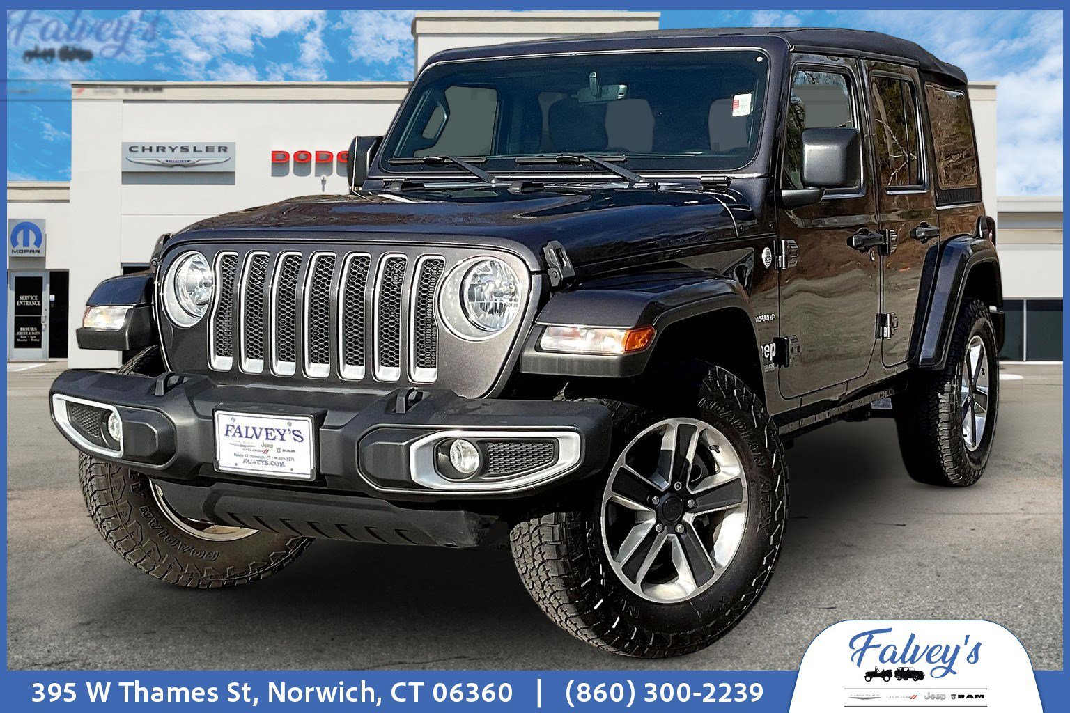 Used 2019 Jeep Wrangler Unlimited Sahara image 1