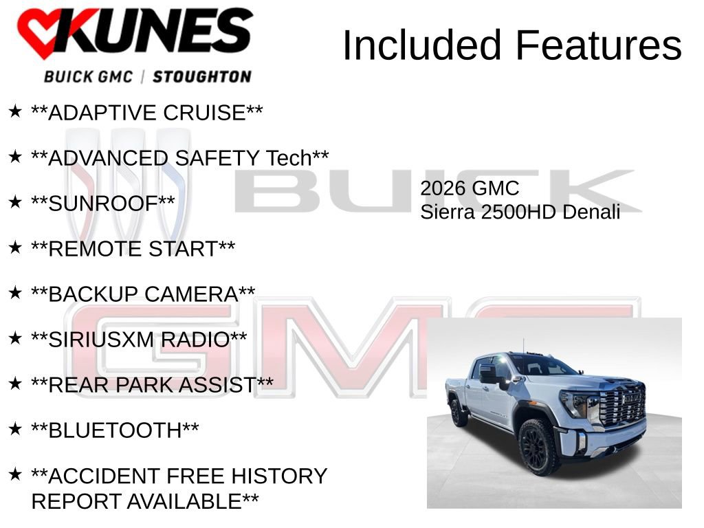 New 2026 GMC Sierra 2500 Denali w/ Denali Reserve Package image 2