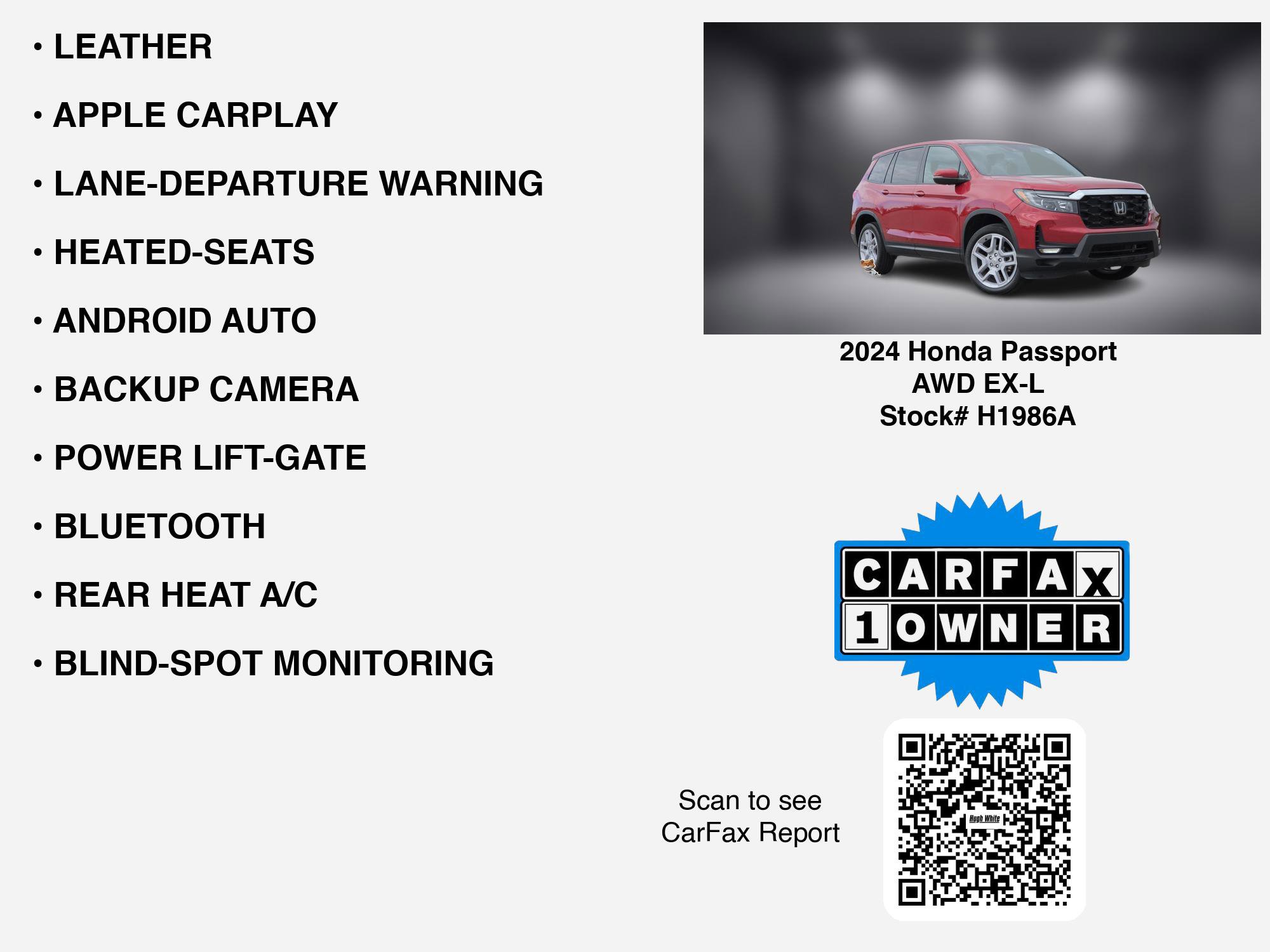 Used 2024 Honda Passport EX-L image 7