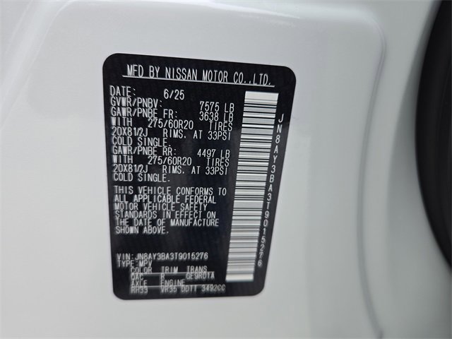 New 2026 Nissan Armada SL w/ Captain's Chari Seat Package image 32