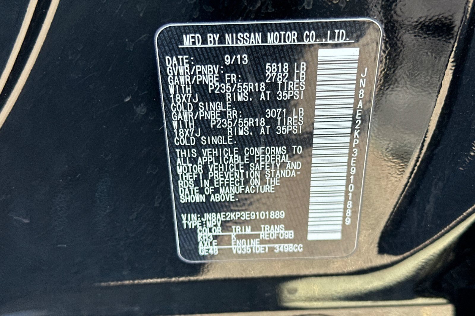 Used 2014 Nissan Quest SL FWD image 27
