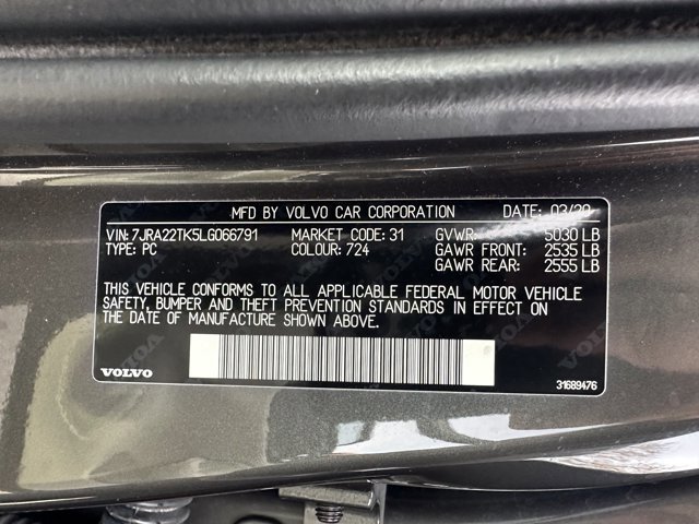 Used 2020 Volvo S60 T6 Momentum w/ Protection Package image 15