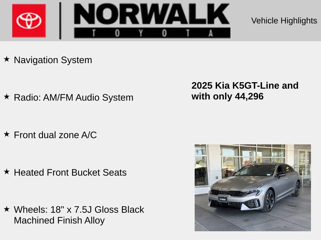 Used 2025 Kia K5 GT-Line FWD image 10