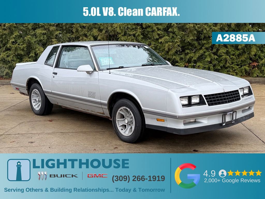 Used 1987 Chevrolet Monte Carlo SS