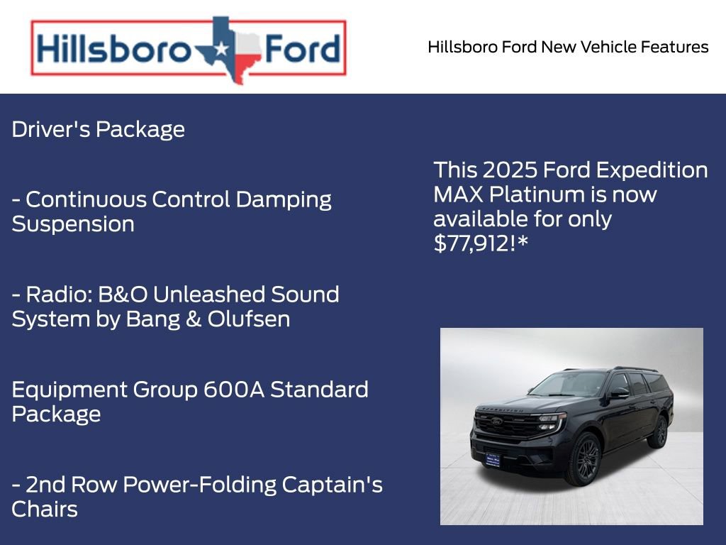 New 2025 Ford Expedition Max Platinum w/ Stealth Performance Package AWD/4WD image 10