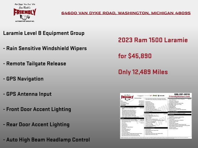 Used 2023 RAM 1500 Laramie AWD/4WD image 4