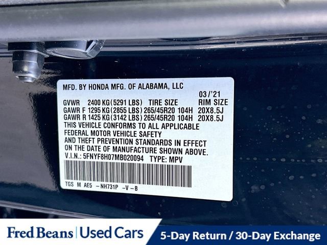 Used 2021 Honda Passport Elite image 35