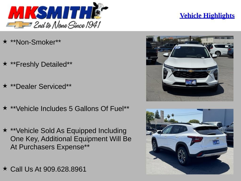 Used 2025 Chevrolet Trax LT FWD image 2