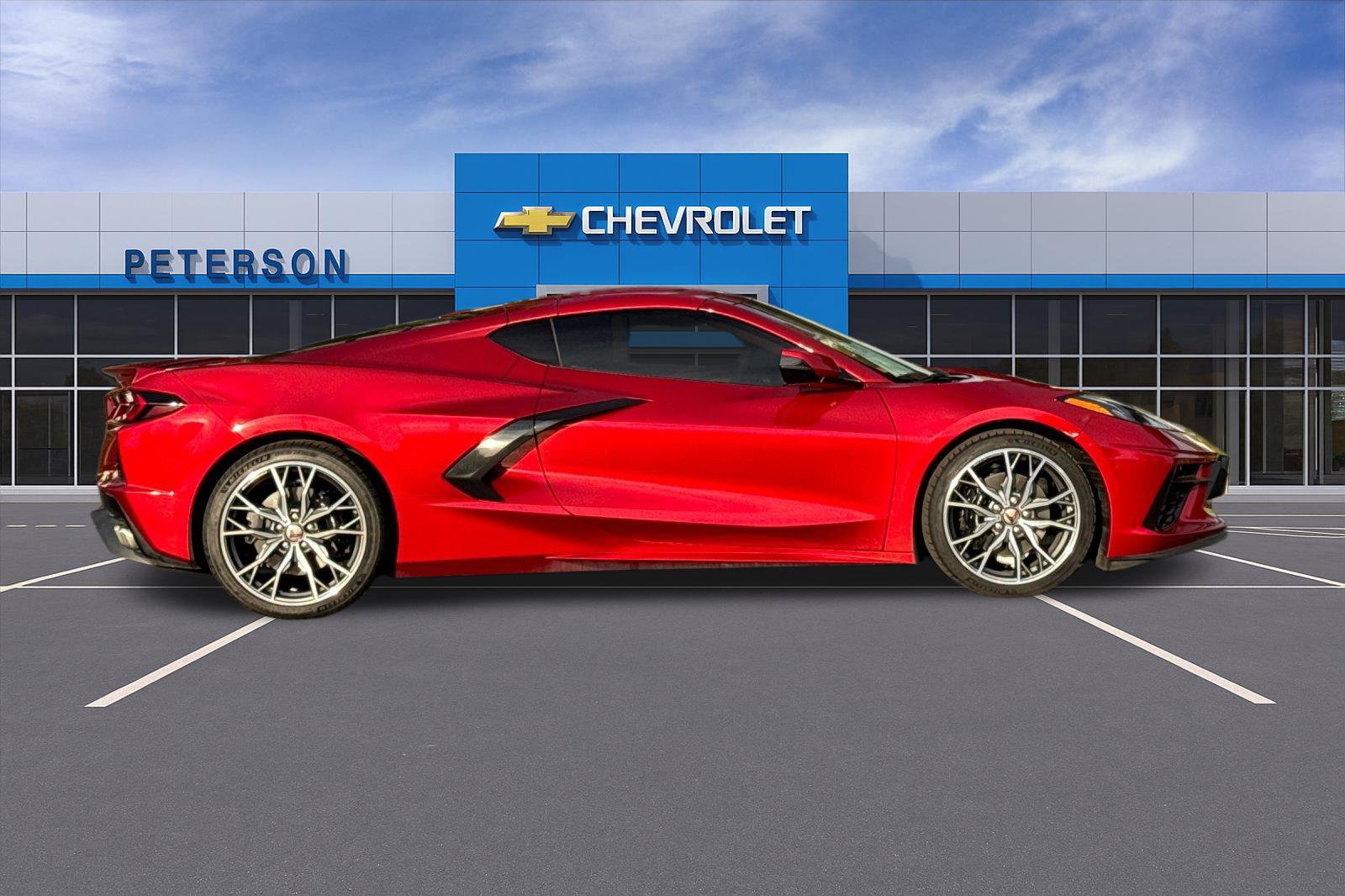 Certified 2023 Chevrolet Corvette Stingray Premium Cpe w/ Chrome Exterior Badge Package RWD image 3