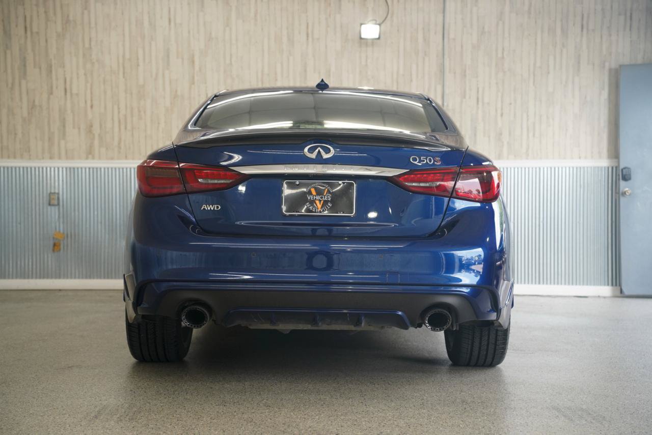 Used 2019 INFINITI Q50 Red Sport 400 w/ Proactive Package AWD/4WD image 8