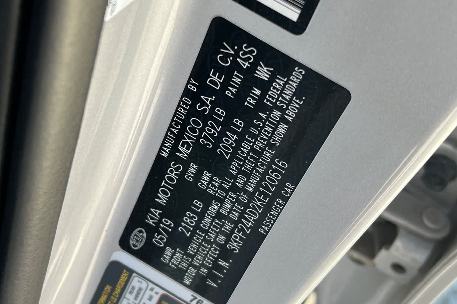Used 2019 Kia Forte LXS FWD image 27