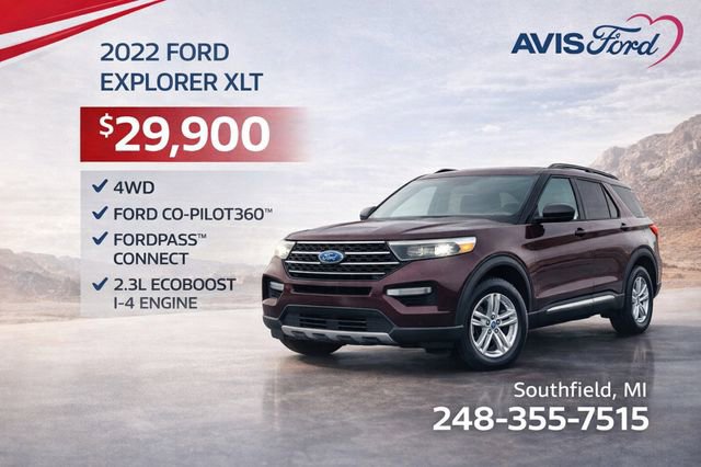 Used 2022 Ford Explorer XLT image 1