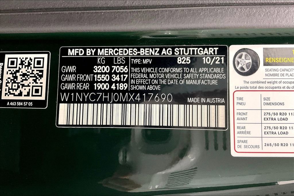 Used 2021 Mercedes-Benz G 63 AMG 4MATIC image 32