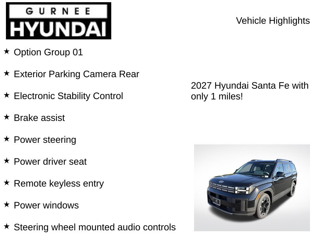 New 2027 Hyundai Santa Fe SEL AWD/4WD image 8