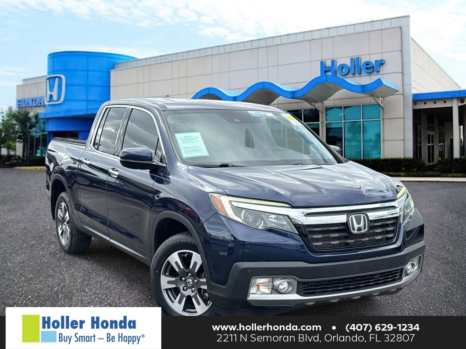 Certified 2019 Honda Ridgeline RTL-E