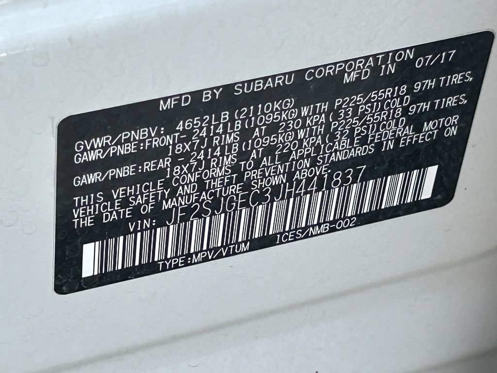 Used 2018 Subaru Forester 2.0XT Premium w/ Protection Package #3 AWD/4WD image 15