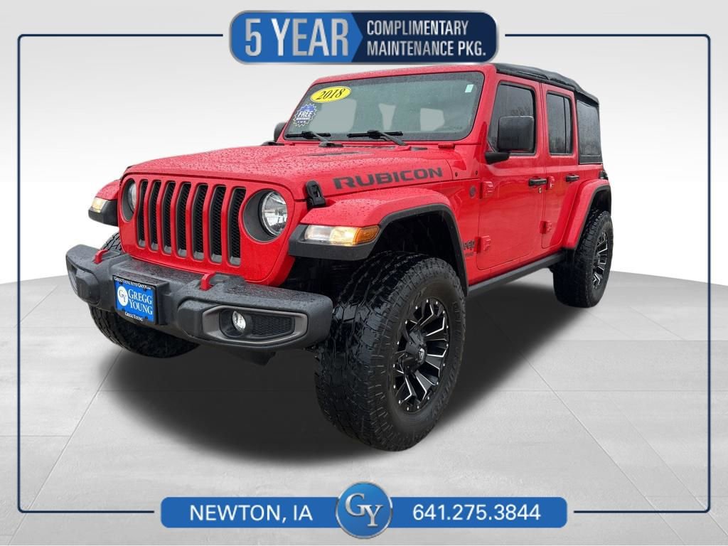 Used 2018 Jeep Wrangler Unlimited Rubicon w/ Safety Group image 1