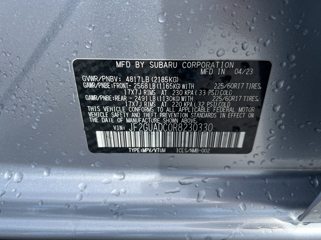 Used 2024 Subaru Crosstrek 2.0i Premium image 31