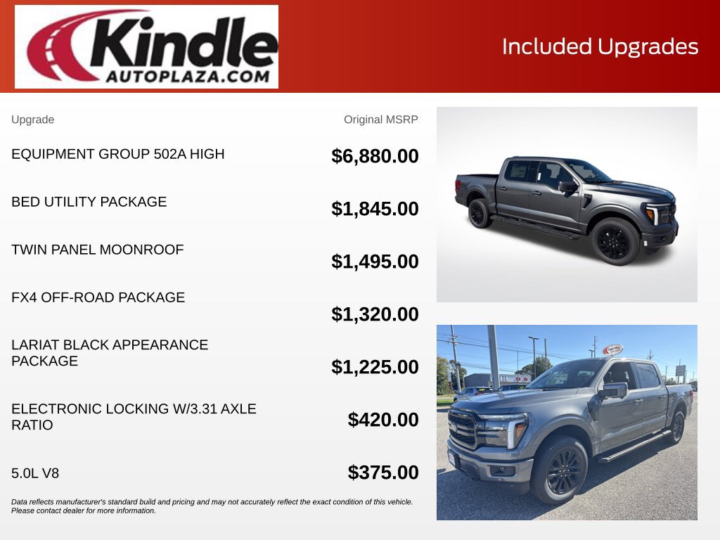 New 2026 Ford F150 Lariat w/ Equipment Group 502A High AWD/4WD image 5