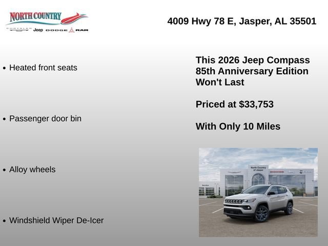 New 2026 Jeep Compass Latitude AWD/4WD image 31