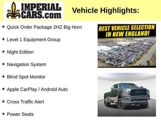 Used 2024 RAM 3500 Big Horn w/ Night Edition AWD/4WD image 8