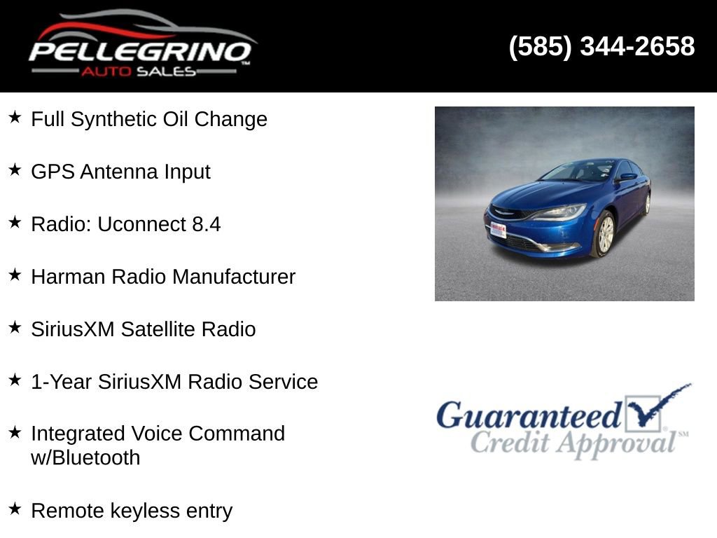 Used 2016 Chrysler 200 Limited image 2