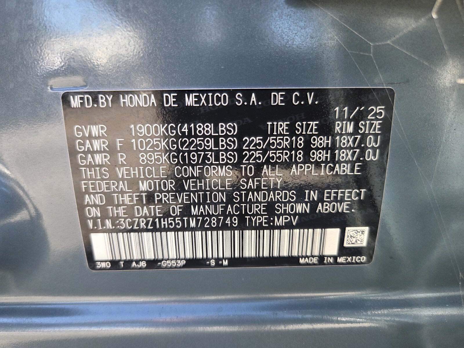 Used 2026 Honda HR-V Sport image 19