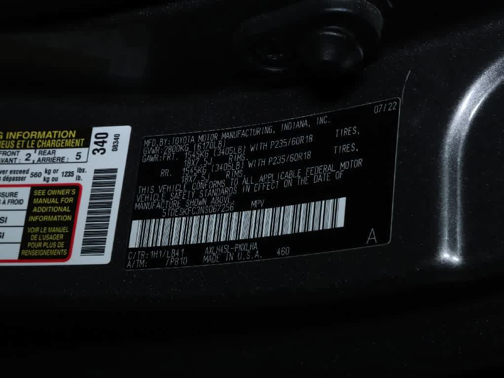 Certified 2022 Toyota Sienna Platinum AWD/4WD image 22