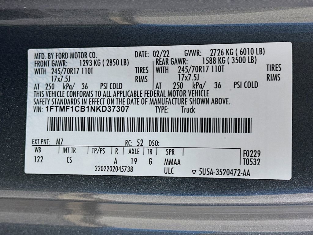 Used 2022 Ford F150 XL w/ Equipment Group 101A High RWD image 28