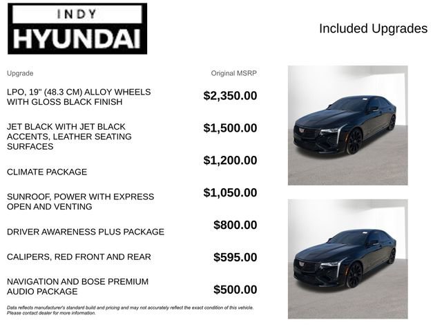 Used 2021 Cadillac CT4 V w/ Climate Package image 4