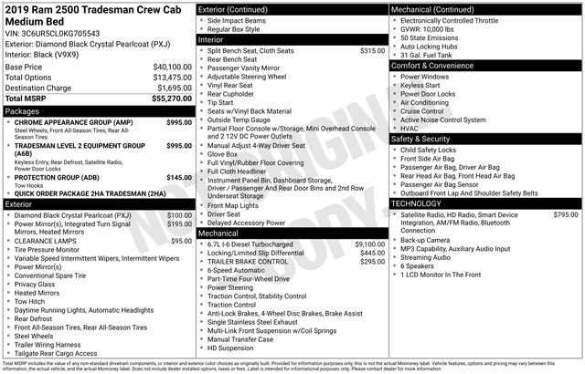 Used 2019 RAM 2500 Tradesman AWD/4WD image 4