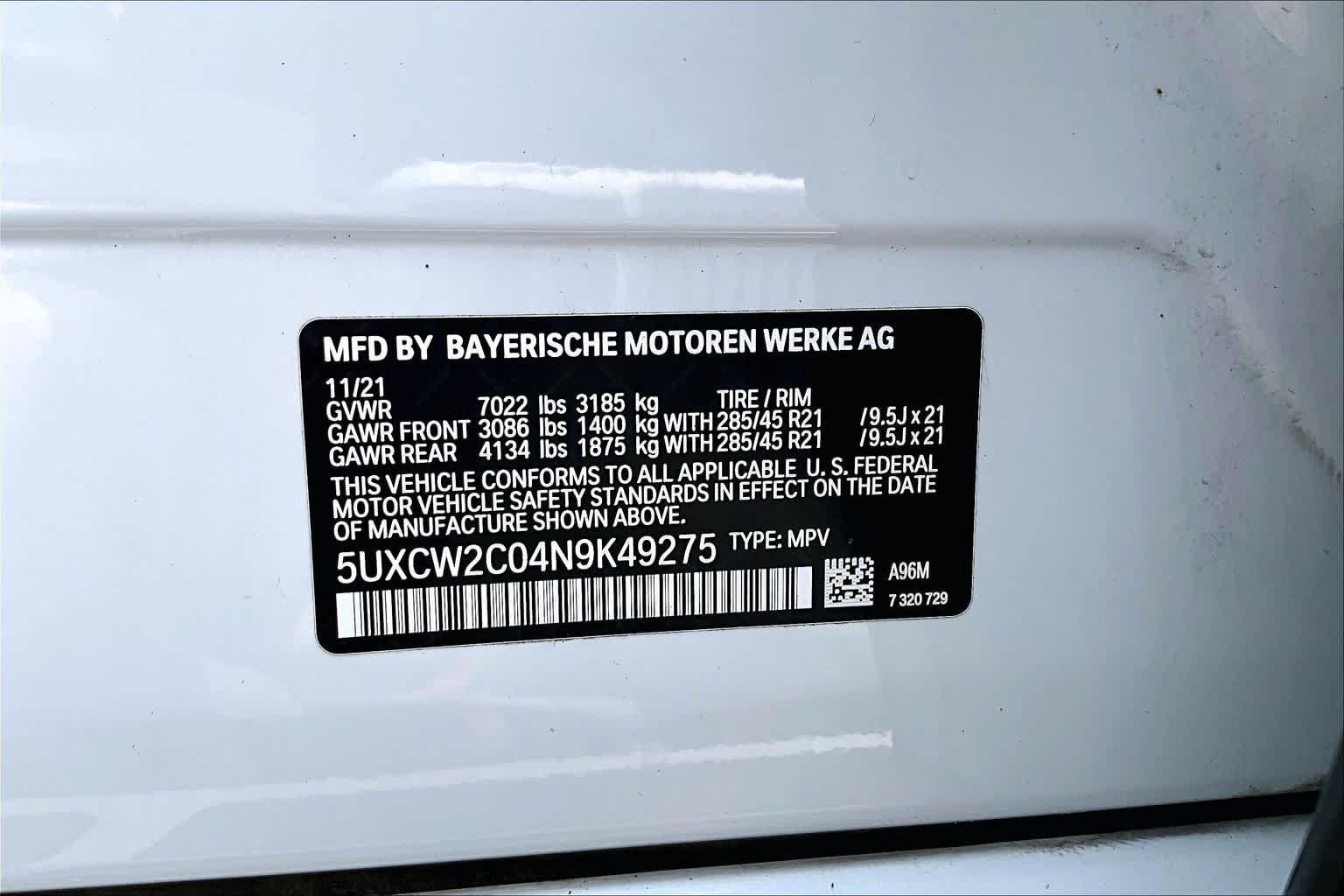 Used 2022 BMW X7 xDrive40i w/ Executive Package AWD/4WD image 44