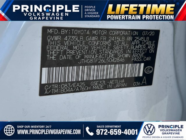 Used 2020 Lexus IS 300 F Sport w/ F Sport Package AWD/4WD image 29