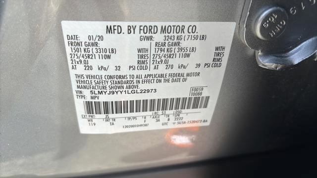 Used 2020 Lincoln Aviator Black Label Grand Touring w/ Class IV Trailer Tow Package AWD/4WD image 26