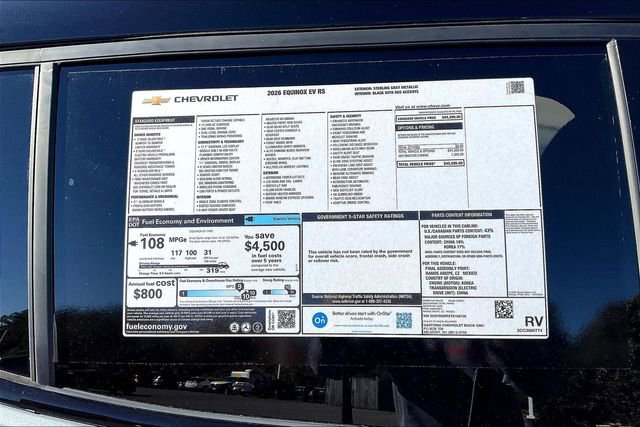 New 2026 Chevrolet Equinox EV RS image 15