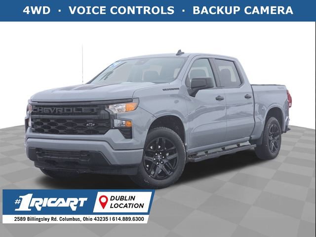 Used 2024 Chevrolet Silverado 1500 Custom w/ Dark Appearance Package