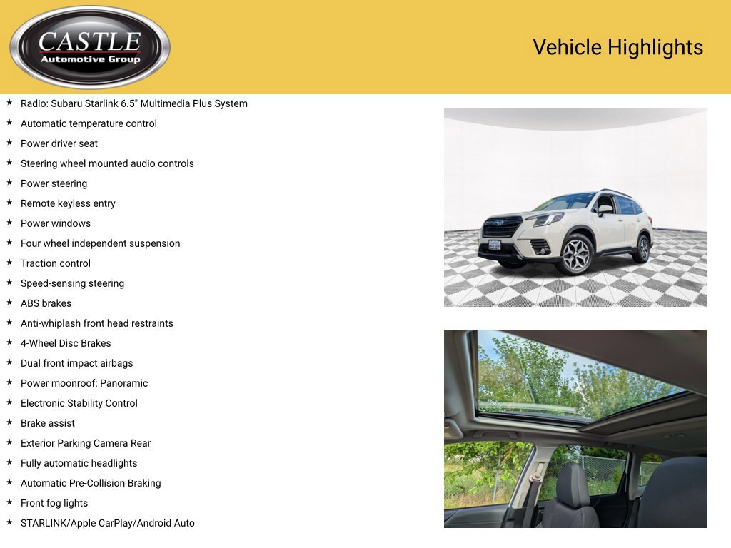 Certified 2023 Subaru Forester Premium AWD/4WD image 4