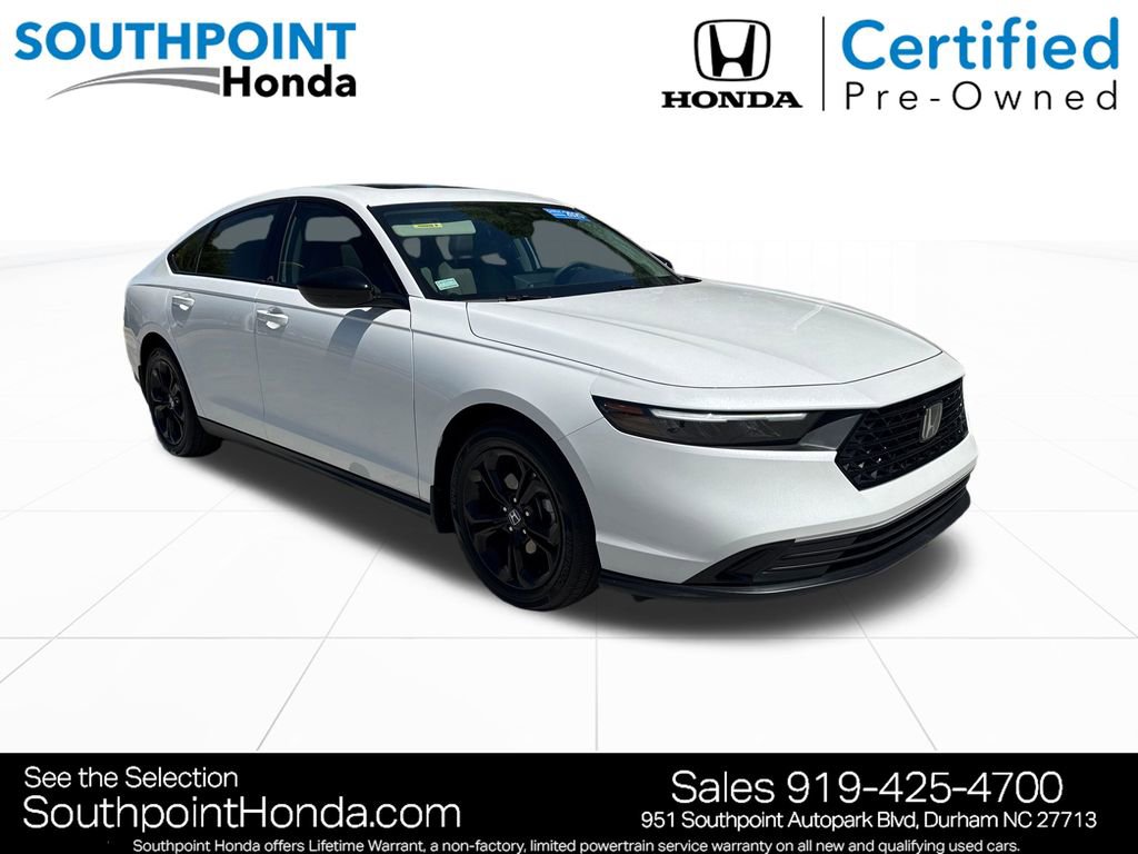 Certified 2025 Honda Accord SE