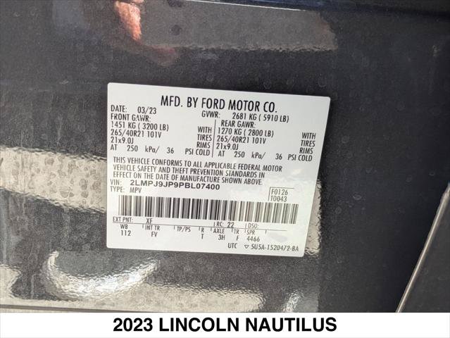 Certified 2023 Lincoln Nautilus Black Label w/ Class II Trailer Tow Package AWD/4WD image 28