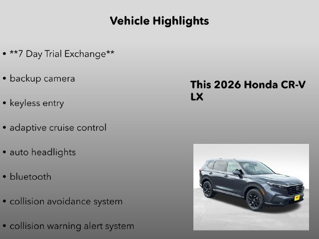 New 2026 Honda CR-V LX image 5