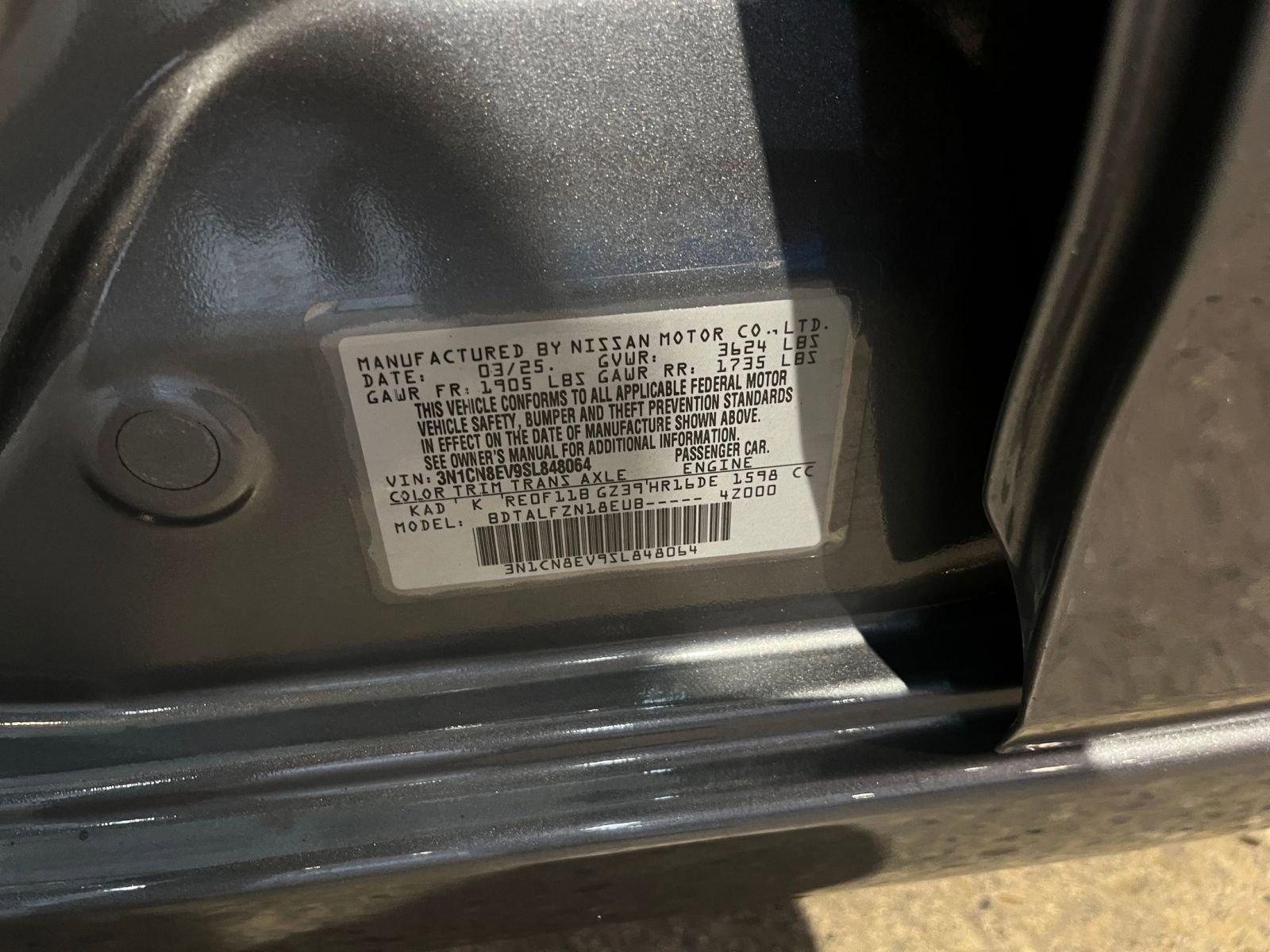 Used 2025 Nissan Versa SV image 28