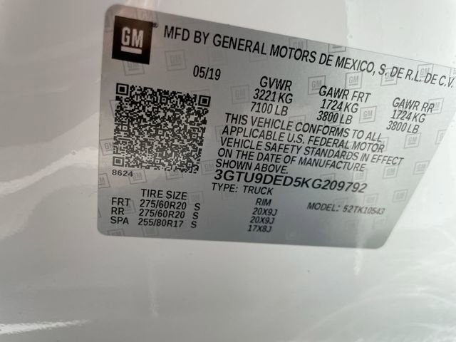 Used 2019 GMC Sierra 1500 SLT w/ SLT Premium Plus Package image 28