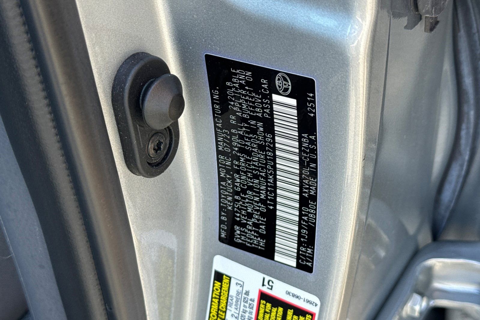 Certified 2023 Toyota Camry LE FWD image 27