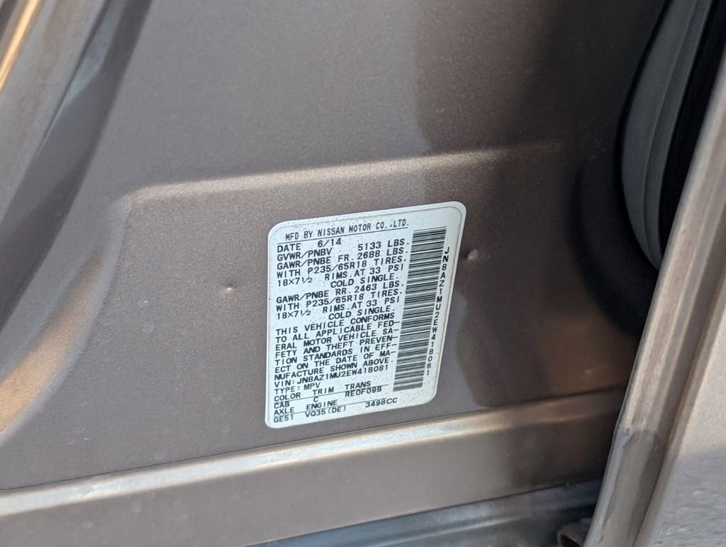 Used 2014 Nissan Murano SV image 19