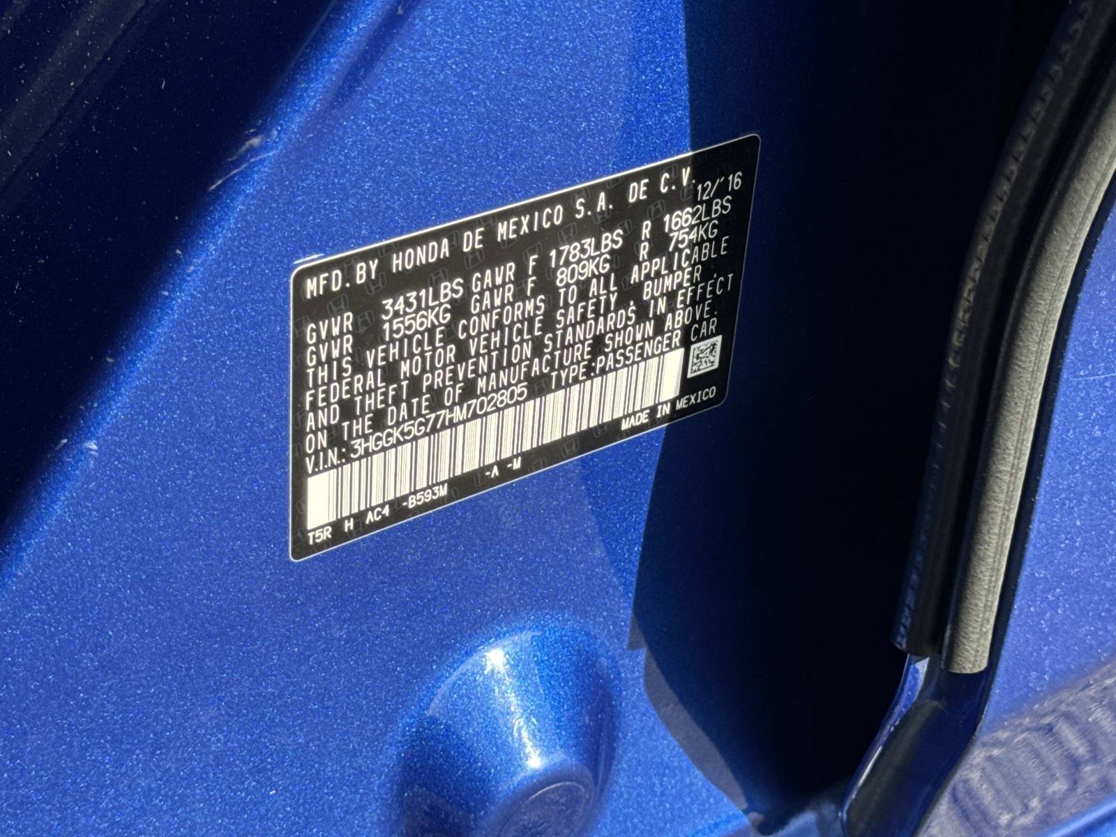 Used 2017 Honda Fit EX image 32