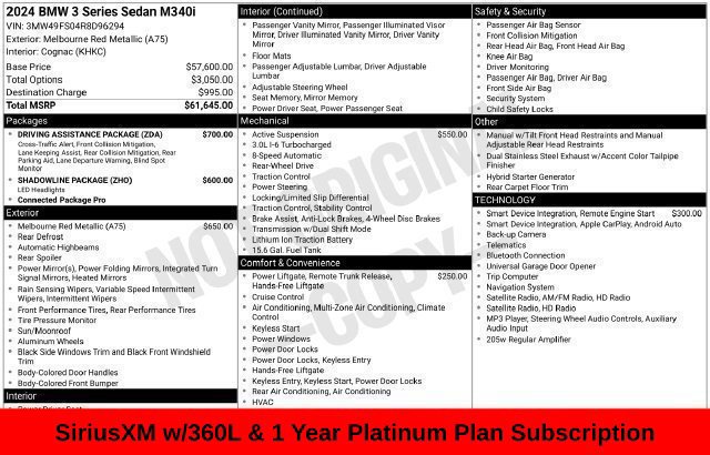 Used 2024 BMW M340i w/ Driving Assistance Package RWD image 27