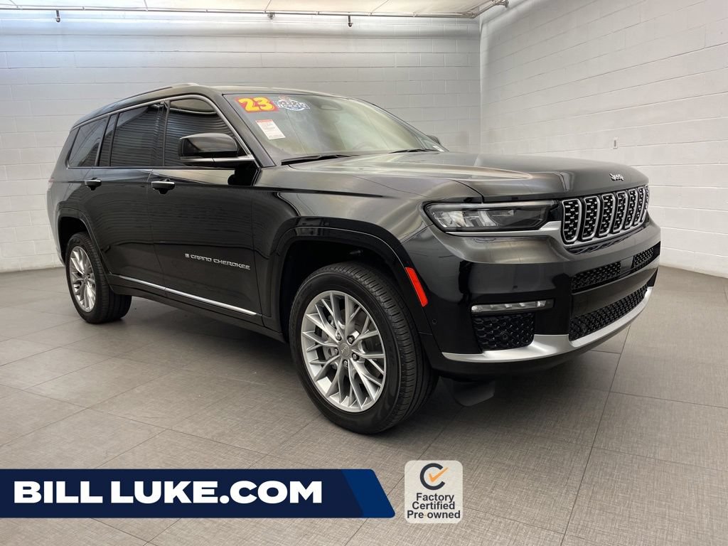 Certified 2023 Jeep Grand Cherokee L Summit w/ Luxury Tech Group V RWD video 1