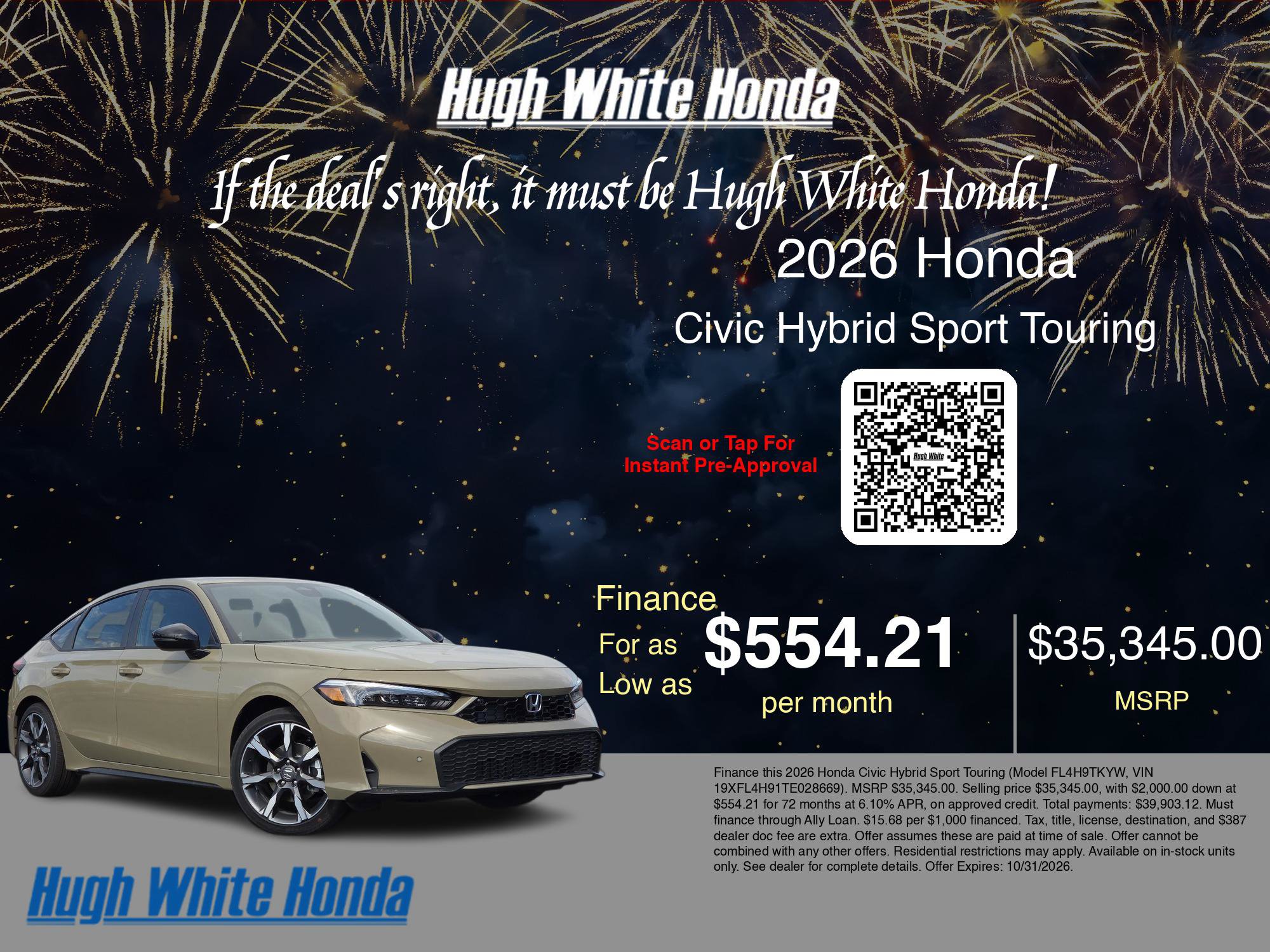 New 2026 Honda Civic Sport Touring image 9