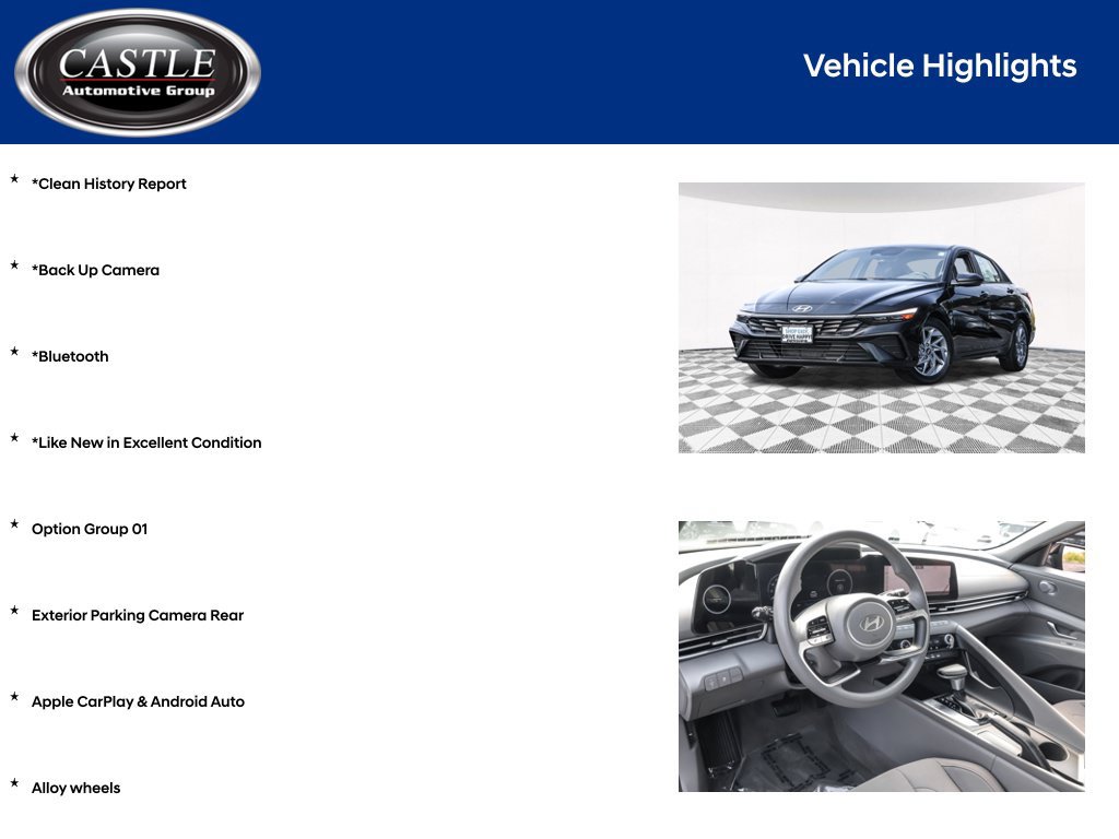 Certified 2024 Hyundai Elantra SEL FWD image 4