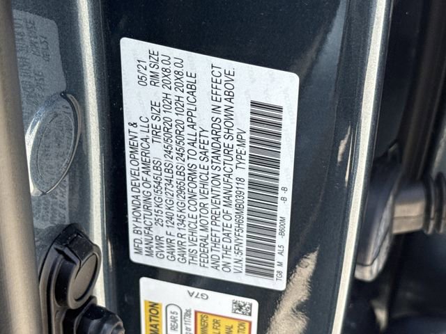 Used 2021 Honda Pilot Touring image 45